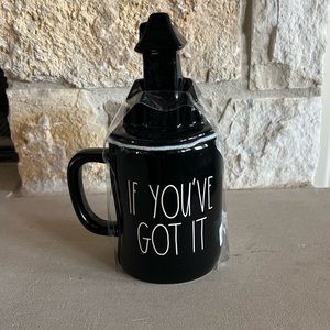 Rae Dunn Halloween Double Sided Black Mug